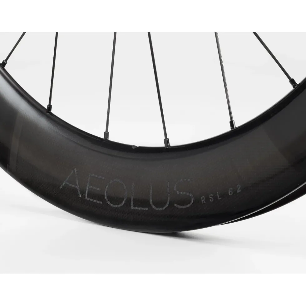 Bontrager Aeolus RSL 62 TLR Disc Carbon Rear Wheel - Clincher / Tubeless - Centerlock - 12x142mm - Shimano HG