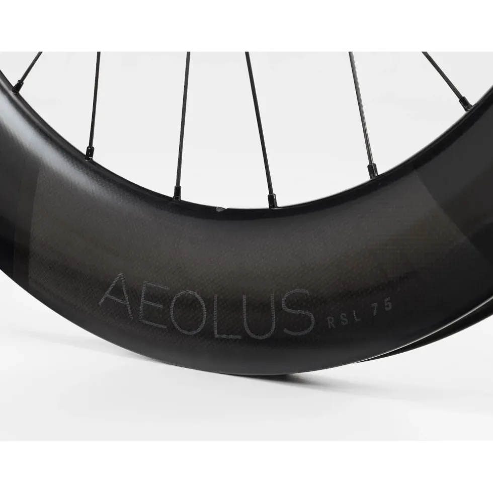 Bontrager Aeolus RSL 75 TLR Disc Carbon Rear Wheel - Clincher / Tubeless - Centerlock - 12x142mm - Shimano HG