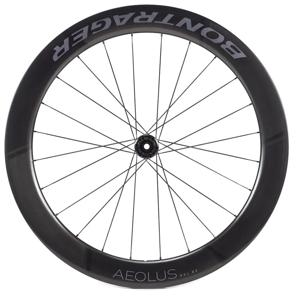 Bontrager Aeolus RSL 62 TLR Disc Carbon Wheelset - Clincher / Tubeless - Centerlock - 12x100mm | 12x142mm - Shimano HG