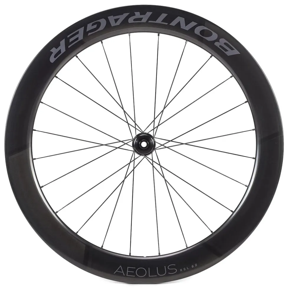 Bontrager Aeolus RSL 62 TLR Disc Carbon Wheelset - Clincher / Tubeless - Centerlock - 12x100mm | 12x142mm - Shimano HG