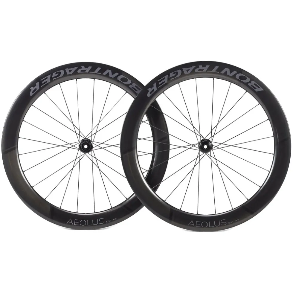 Bontrager Aeolus RSL 62 TLR Disc Carbon Wheelset - Clincher / Tubeless - Centerlock - 12x100mm | 12x142mm - Shimano HG