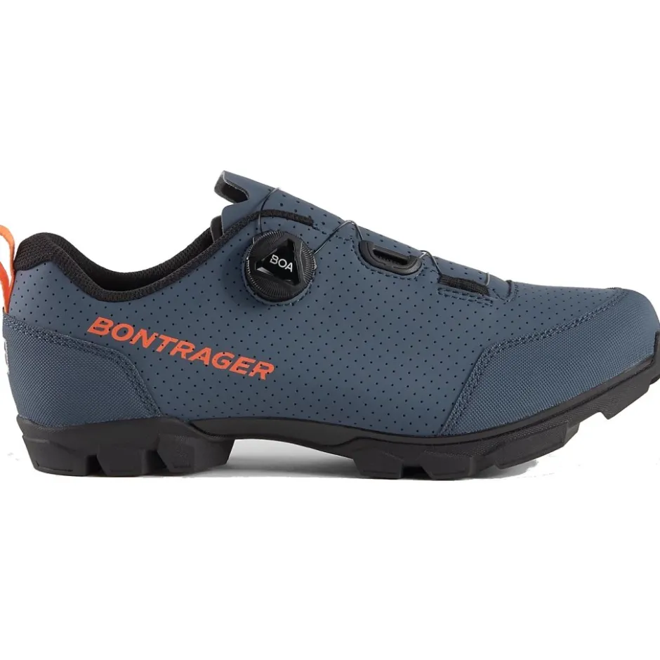 Mtb-Schoenen|Mtb-Schoenen < Bontrager Evoke Mountainbike Shoe - battleship blue / radioactive orange