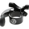 Bontrager Zadelpenklem met bagagedragerbevestiging - snelspanner - 36.4mm - zwart