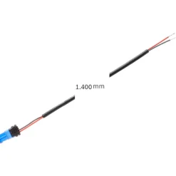 E-Bike Displays En Accessoires < Bosch Voedingskabel voor aangesloten Consumenten | BDU4XX - eBike-System 2 - 1400mm