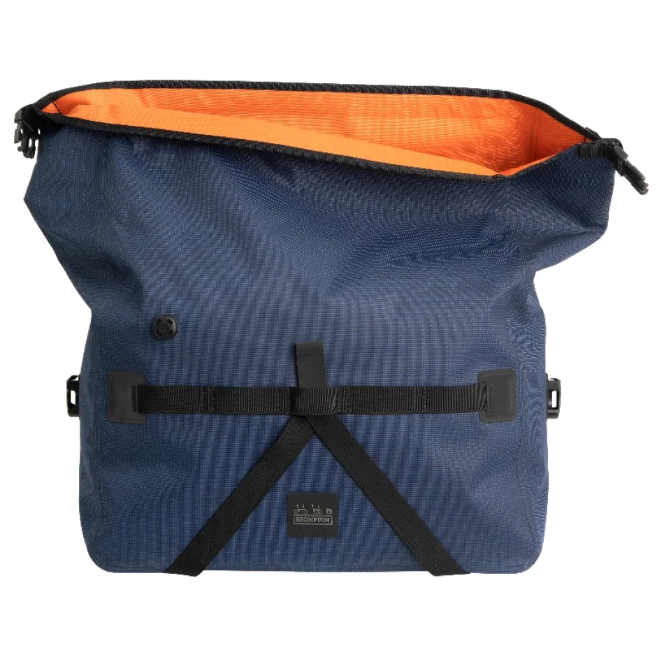 Stuurtassen < Brompton Borough Waterproof Roll Top Bike Bag - 25L - navy