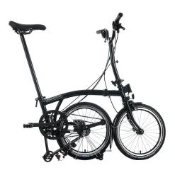 Brompton C Line Advanced - 12-Speed - Mid Bar - Extended Seatpost - Rear Rack & Dynamo - 16