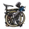 Vouwfietsen < Brompton C Line - 50th Anniversary - 12-Speed - Mid Bar - Extended Seatpost - 16" Vouwfiets - 2025 - 1975 Special Edition
