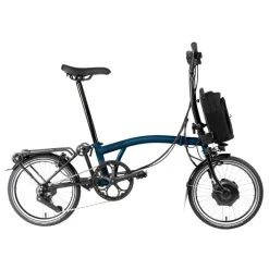 Brompton Electric C Line Explore - 12-Speed - Mid Bar - Standard Seatpost - Rear Rack - 16