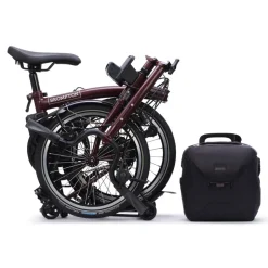 Brompton Electric C Line - 4-Speed - High Bar - Extended Seatpost - Rear Rack - 16