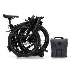 Brompton Electric G Line City+ - 4 Speed - Raised Bar - Extended Seatpost - Rear Rack - 20" Elektrische Vouwfiets - 2026 - Space Black