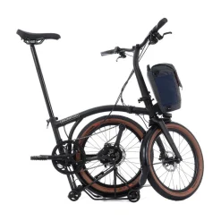 Brompton Electric G Line - 4 Speed - Small Bar - Standard Seatpost - Rear Rack - 20" Elektrische Vouwfiets - 2026 - space black
