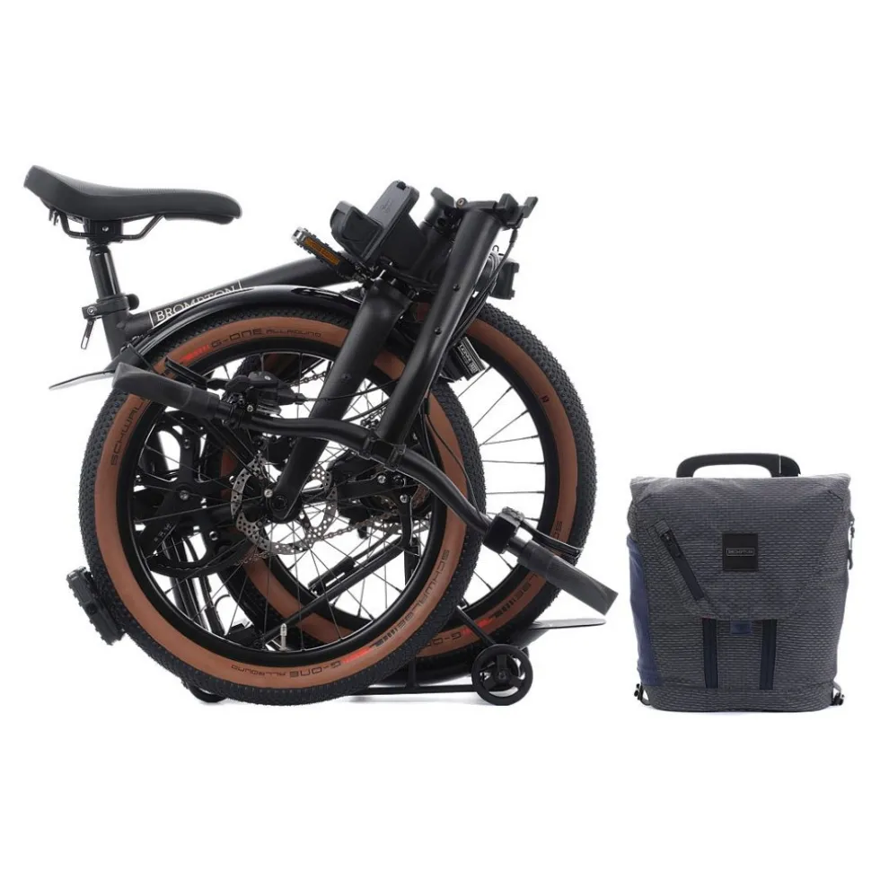 Brompton Electric G Line - 4 Speed - Small Bar - Standard Seatpost - Rear Rack - 20" Elektrische Vouwfiets - 2026 - space black