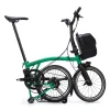 Brompton Electric P Line - 4 Speed - Mid Bar - Extended Seatpost - Rear Rack - 16" Elektrische Vouwfiets - 2026 - palm green