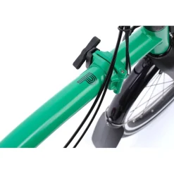 Brompton Electric P Line - 4 Speed - Mid Bar - Extended Seatpost - Rear Rack - 16" Elektrische Vouwfiets - 2026 - palm green