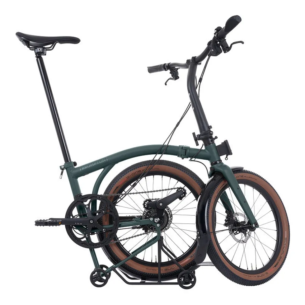 Brompton G Line - 8-Speed - Medium - Extended Seatpost - Rear Rack - 20" Vouwfiets - 2026 - Forest Green