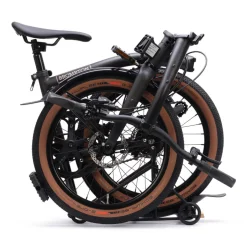 Brompton G Line - 8-Speed - Small - Standard Seatpost - Rear Rack - 20" Vouwfiets - 2026 - Space Black