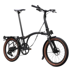 Brompton G Line - 8-Speed - Small - Standard Seatpost - Rear Rack - 20" Vouwfiets - 2026 - Space Black