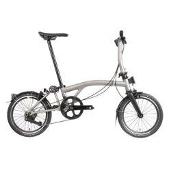 Brompton T Line Urban - 4-Speed - Low Bar - Standard Seatpost - 16" Vouwfiets - 2026 - blasted ti