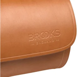 Zadeltassen < Brooks England Brooks Challenge Leren Zadeltas 0,5L - honey