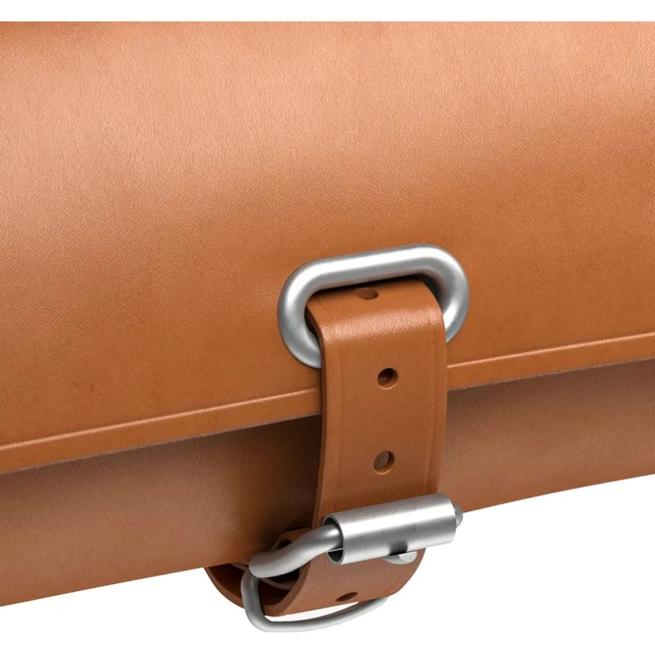 Zadeltassen < Brooks England Brooks Challenge Leren Zadeltas 0,5L - honey
