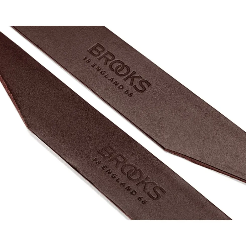 Brooks Leather Replacement Bar Tape for Slender Grips - bruin
