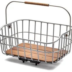 Brooks Peckham Low Fietsmand - aluminium