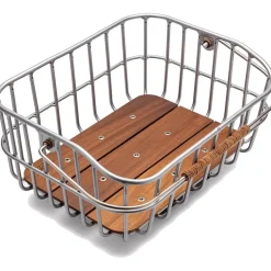 Brooks Peckham Low Fietsmand - aluminium