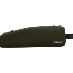 Frametassen|Top Tube Bag < Brooks England Brooks Scape Top Tube Bag Long - Tas voor de Bovenbuis - mud green