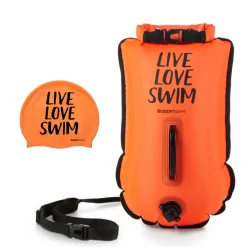 Zwemhulpmiddelen < Buddyswim Buoy Dry Bag LLS 20lt - orange