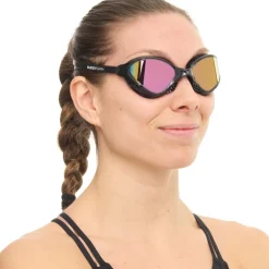 Buddyswim OzeanX Zwembril - black/iridium mirror
