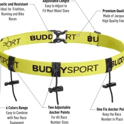 Buddyswim Startnummerband - black