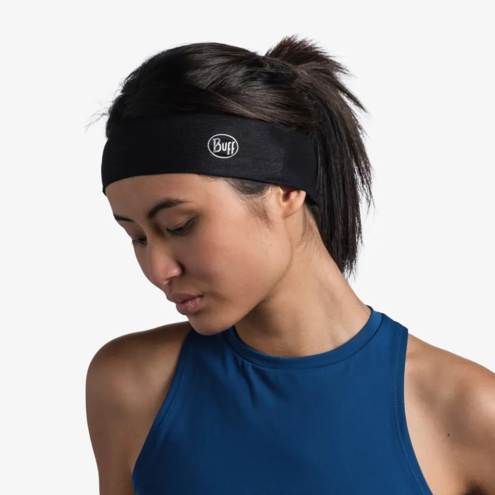 Buff® CoolNet UV® Slim Hoofdband - Solid Black