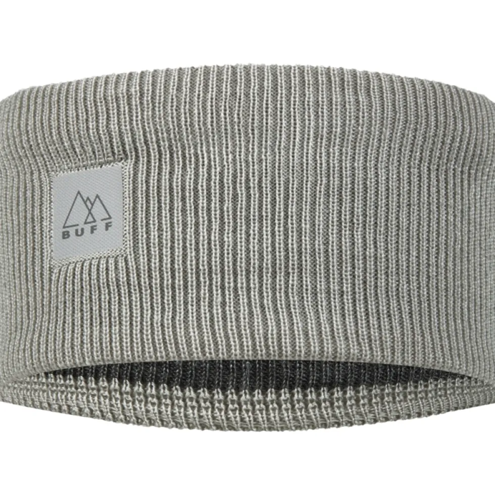 Buff® CrossKnit Hoofdband - Solid Light Grey