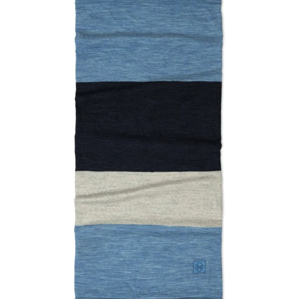 Buff® Merino Move Multifunctionele Doek - Block Lake Blue