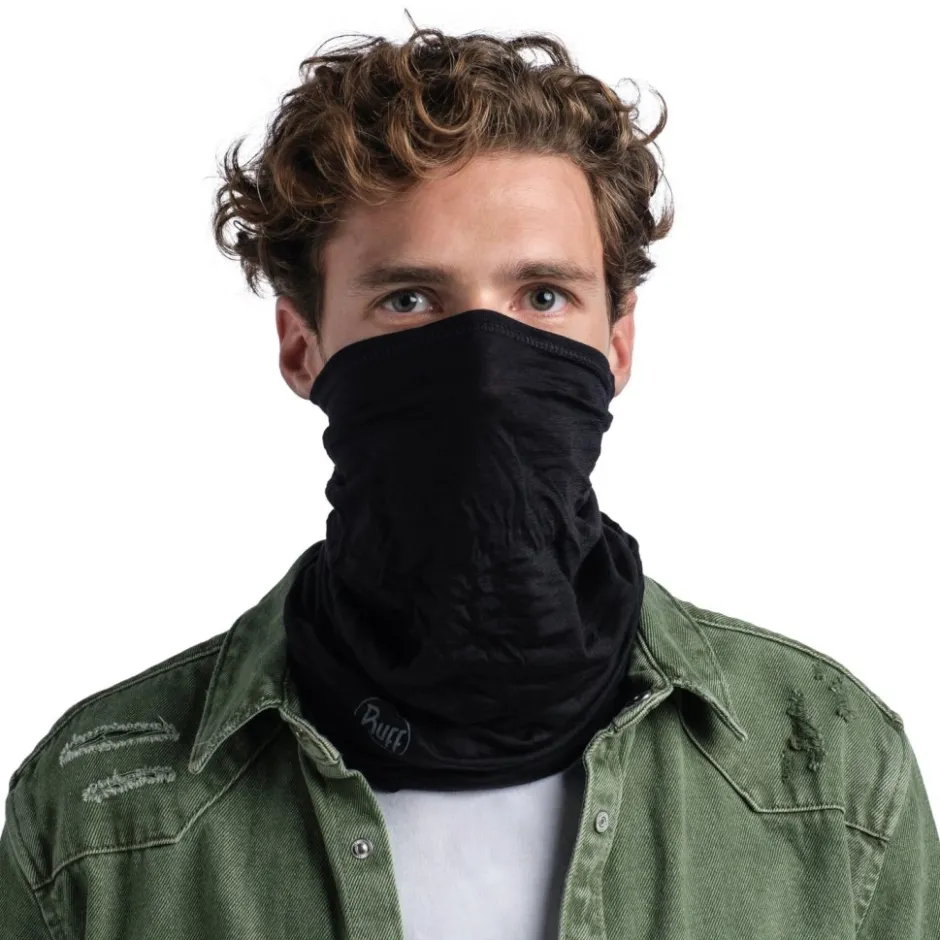 Mutsen < Buff® Merino Lightweight Multifunctionele Doek - Solid Black