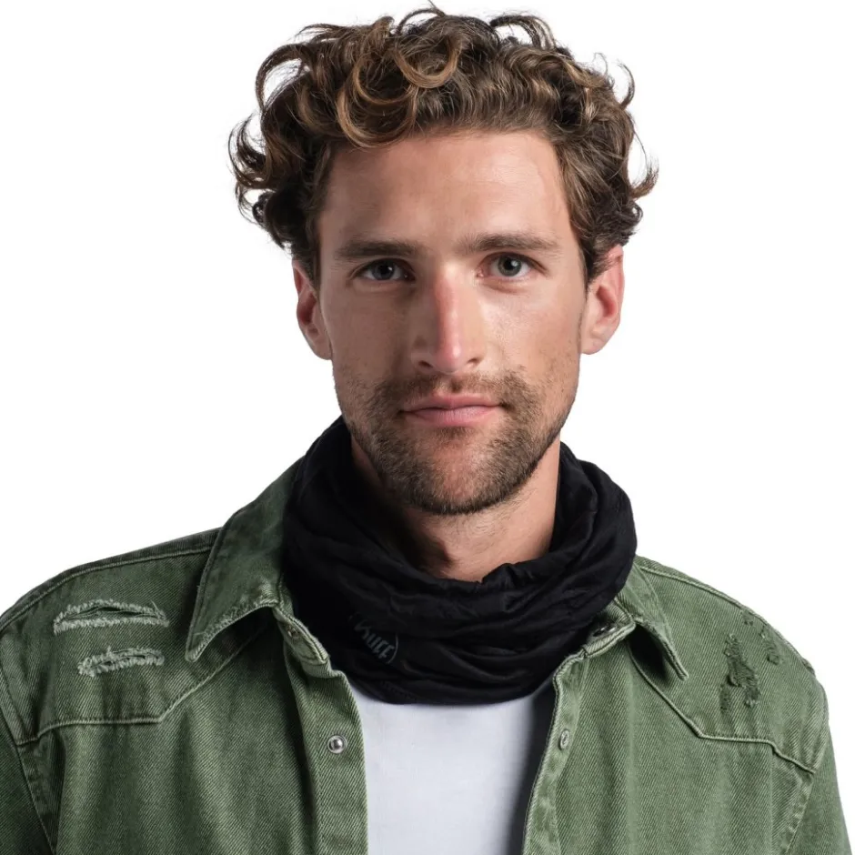 Mutsen < Buff® Merino Lightweight Multifunctionele Doek - Solid Black