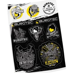 Stickers < Burgtec Helmet Stamps Stickerblad