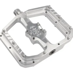 Burgtec Penthouse Flat MK5 Pedalen - B-Rage Edition - Rhodium Silver