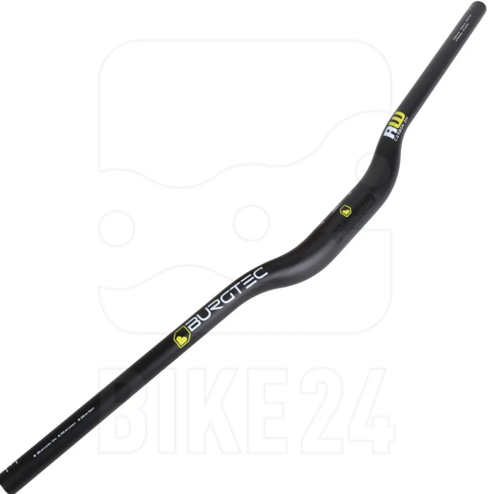 Burgtec RideWide DH Carbon 35.0 MTB-Handlebar - 800mm - 30mm Rise - UD carbon