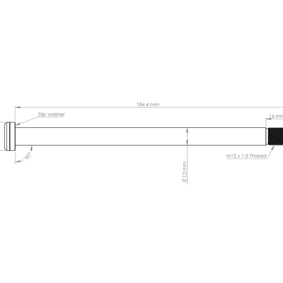 Burgtec Steekas - achteraan | 12x148mm Boost | 184.5mm | voor Trek - kash bronze