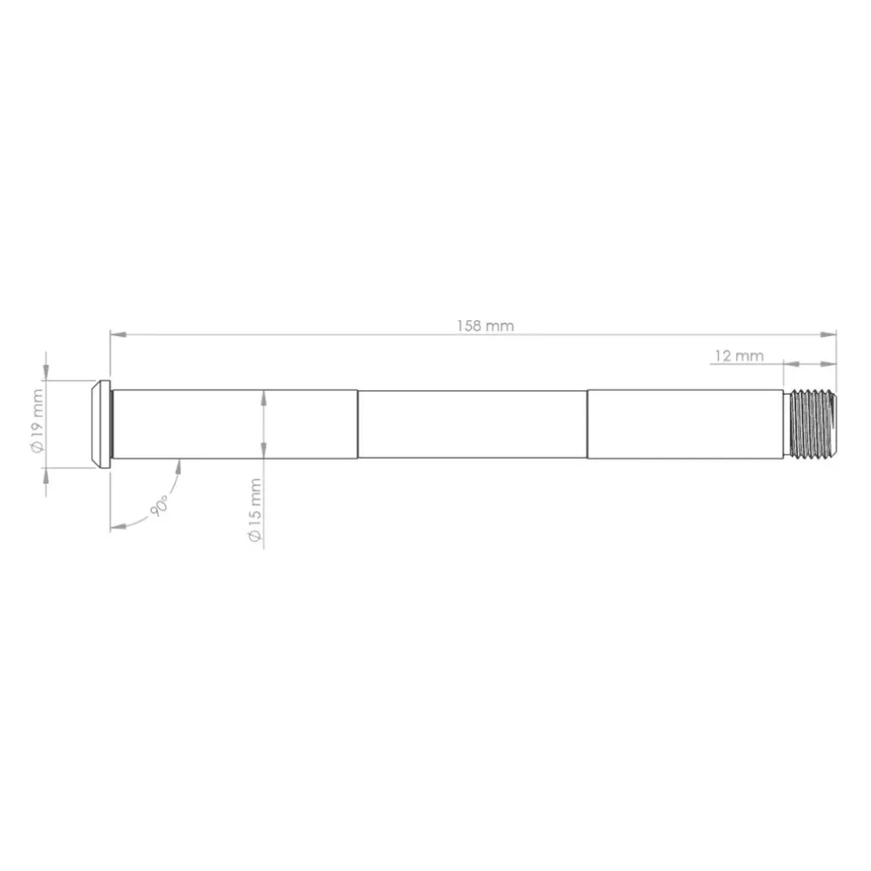 Burgtec Steekas - vooraan | 15x110mm Boost | 158mm | voor RockShox - purple rain