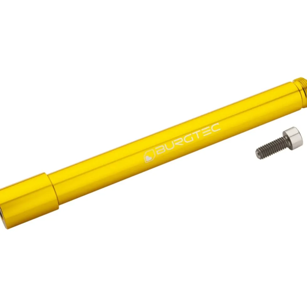 Burgtec Steekas - vooraan | 15x110mm Boost | 134mm | voor Öhlins RXF36/38 - burgtec bullion gold