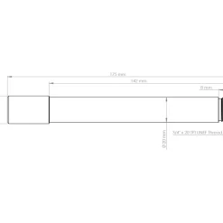 Burgtec Steekas - vooraan | 20x110mm Boost | 142mm | voor FOX 40 - deep blue
