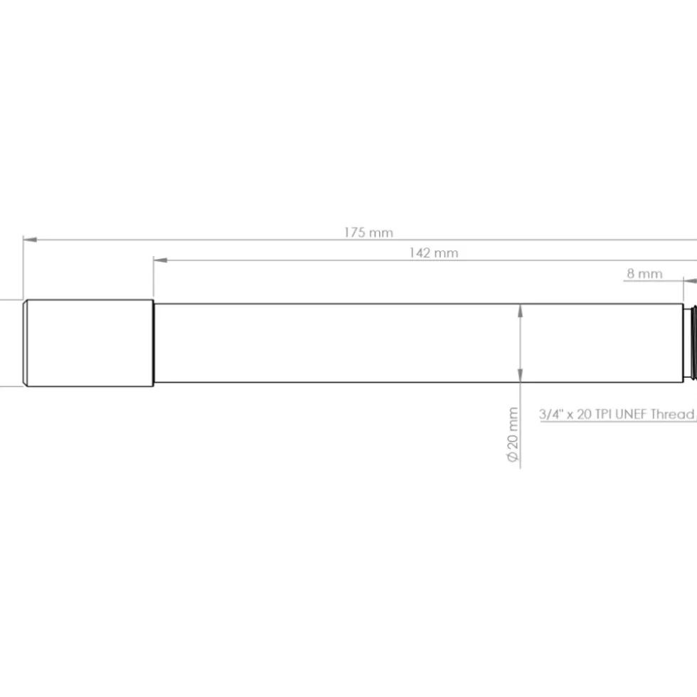 Burgtec Steekas - vooraan | 20x110mm Boost | 142mm | voor FOX 40 - deep blue