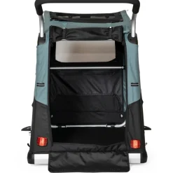 Burley Bark Ranger XL Fietskar voor Honden - zwart/turquoise mat