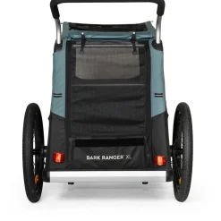 Burley Bark Ranger XL Fietskar voor Honden - zwart/turquoise mat