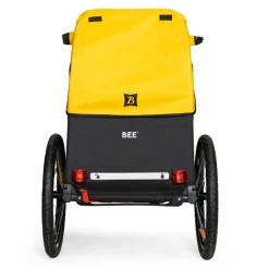 Kinderkarren < Burley Bee Single Fietskar voor 1 Kind - geel/zwart
