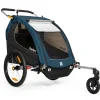 Burley Encore X Fietskar voor 1-2 Kinderen - pacific blue/black