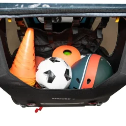 Burley Encore X Fietskar voor 1-2 Kinderen - pacific blue/black
