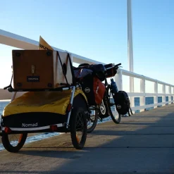 Burley Nomad Fietskar - geel/zwart